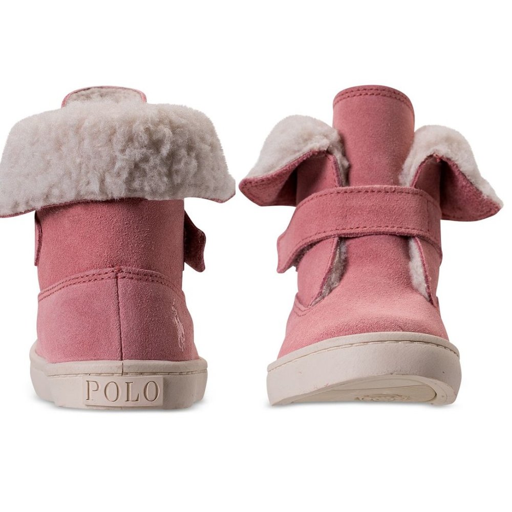 Polo Ralph Lauren Toddler Girls Siena Booties - Picture 4 of 16
